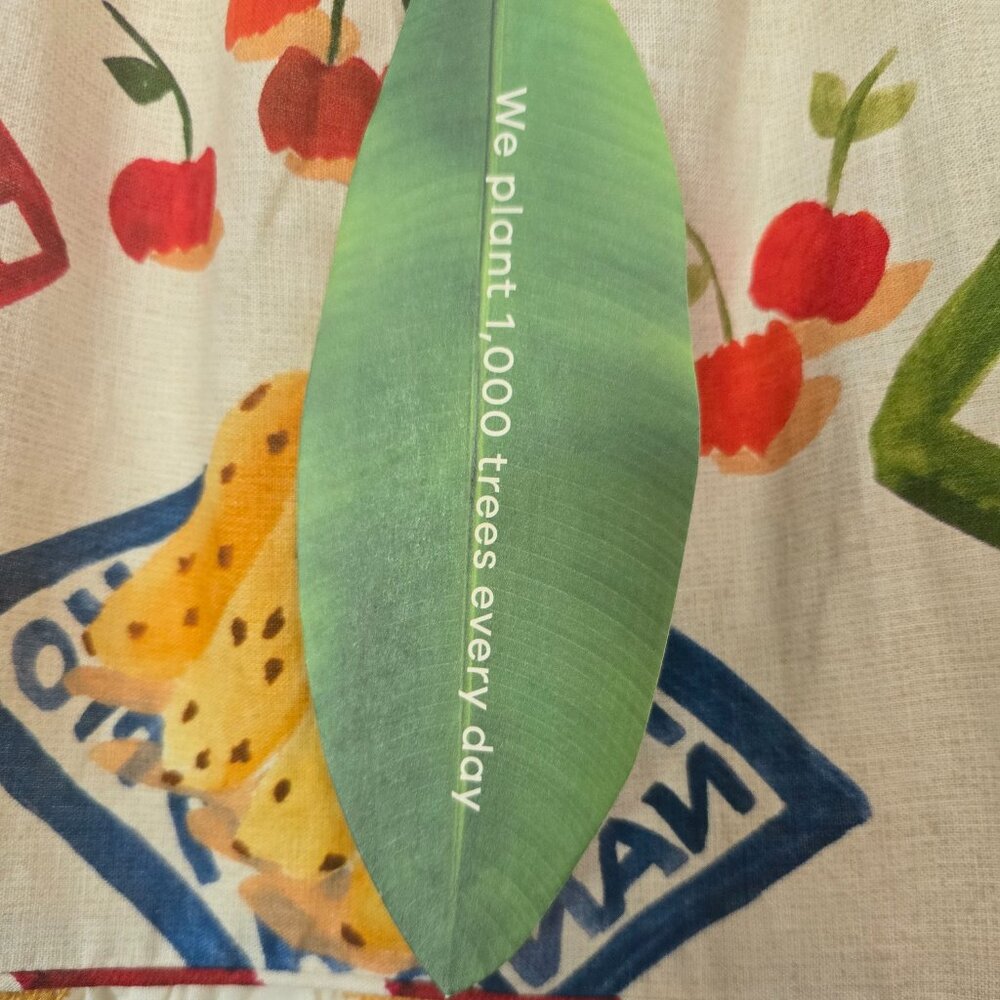 NWT Farm Rio Mixed Picnic Vibrant & Sexy Low Cut Summer Maxi Dress Size L - Picture 15 of 16